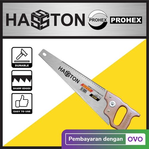 Foto Produk HASSTON PROHEX Gergaji 18inc Kayu Tangan (1260-118) dari Hasston Prohex