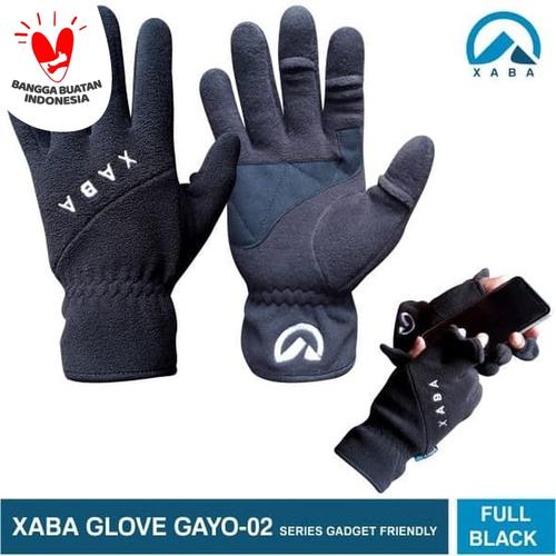 Gambar Sarung Tangan Lapangan Outdoor Polar Full Finger - Glove XABA Gayo-02 dari XABA Kota Bandung Tokopedia