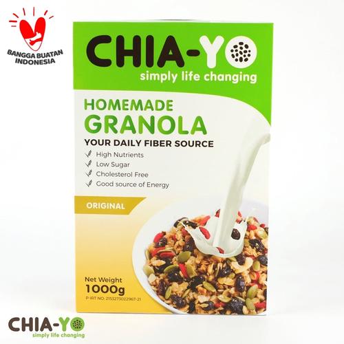 Foto Produk Chiayo Homemade Granola Original 1kg dari Chia-Yo