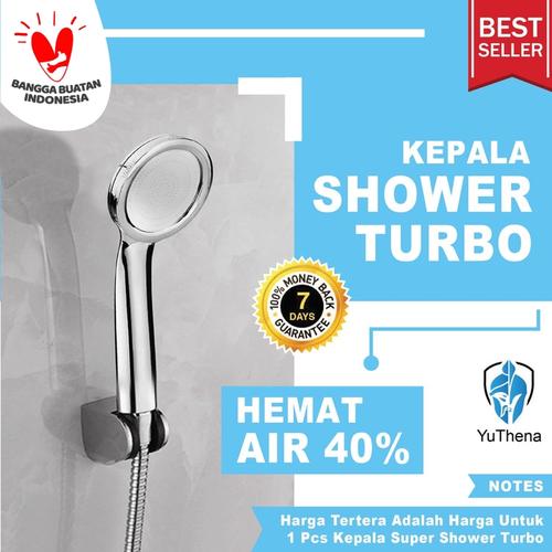 Foto Produk Kepala Super Shower Hemat Air Head Hand Shower turbo murah dari YuThena Official Store