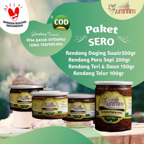 Foto Produk Paketan irit lengkap 4 jenis rendang dari UniNam