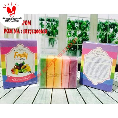 Foto Produk SABUN FRUITY / FRUITAMIN RAINBOW SOAP 10 IN 1 ORIGINAL BPOM dari NEED SHOP