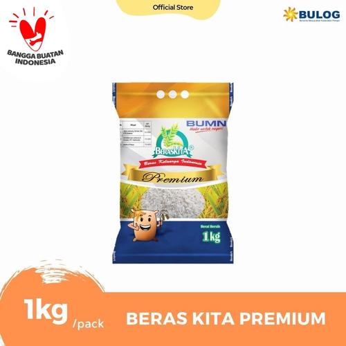 Gambar BerasKita Premium - Kemasan 1kg dari BULOG Jakarta Selatan Tokopedia