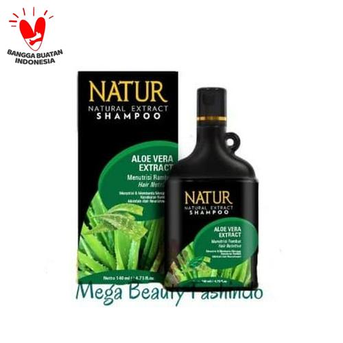 Foto Produk Natur Shampo Shampoo Aloe Vera Aloevera Extract 270ML dari Mega Beauty Fashindo