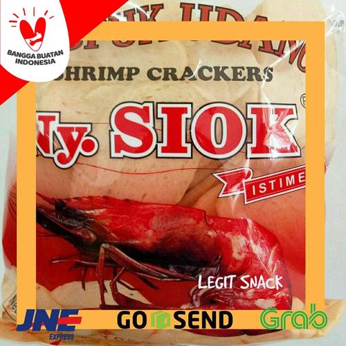 Foto Produk KERUPUK UDANG NY.SIOK / KRUPUK NY SIOK OVAL BULAT READY GOJEK JAKARTA dari LEGIT SNACK