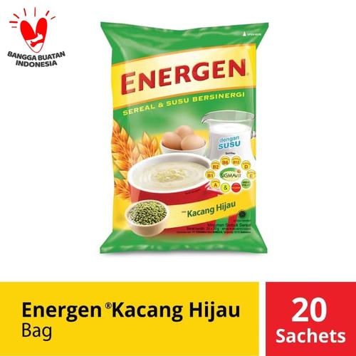 Foto Produk Energen Kacang Hijau Bag 20 Sachet @31 Gr dari Mayora Official Store