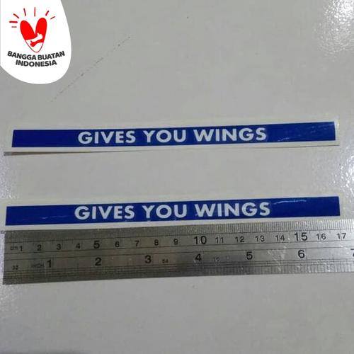 Foto Produk stiker visor helm Give You Wings dari TOKO HELM BOGOR