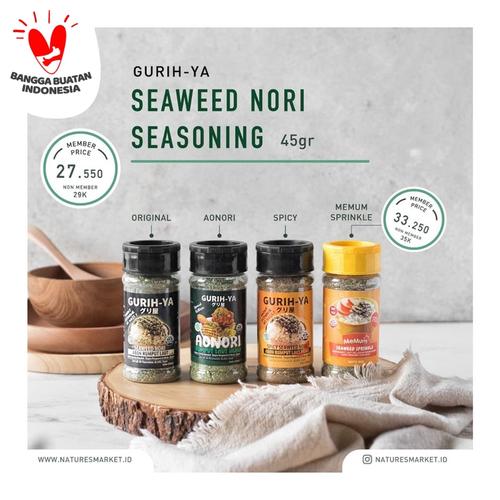 Foto Produk GURIH-YA Seaweed Nori Original (Bottle) dari naturesmarket