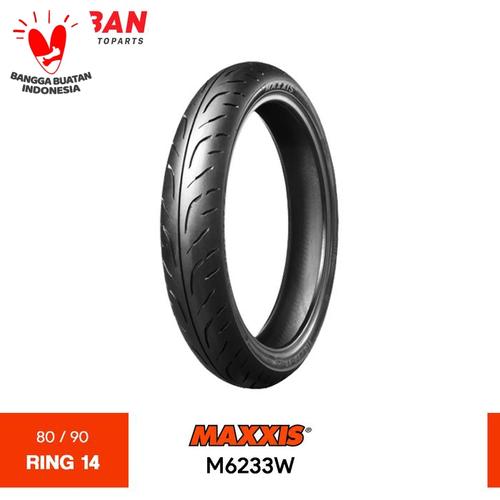 Foto Produk Ban Motor MAXXIS TL M6233W 80/90 Ring 14 Tubeless dari Proban Motoparts