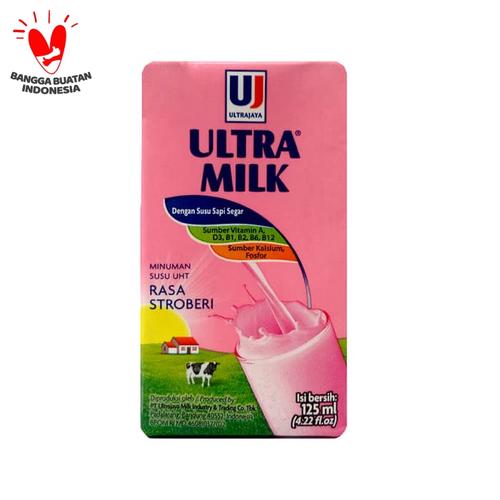 Foto Produk ULTRA SUSU STRAWBERY 125ML dari TIPTOP Online Store