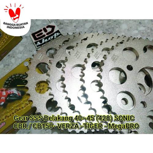 Foto Produk gear BELAKANG SSS 428 / 40 ~ 45 SONIC CBR 150 CB150 VERZA MEGAPRO dari ED-SHOP