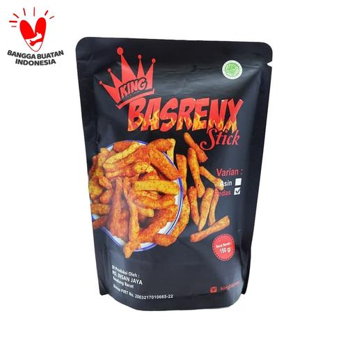 Foto Produk King Basrenx Keripik Basreng Rasa Pedas - 150gr dari Indonesia Mall