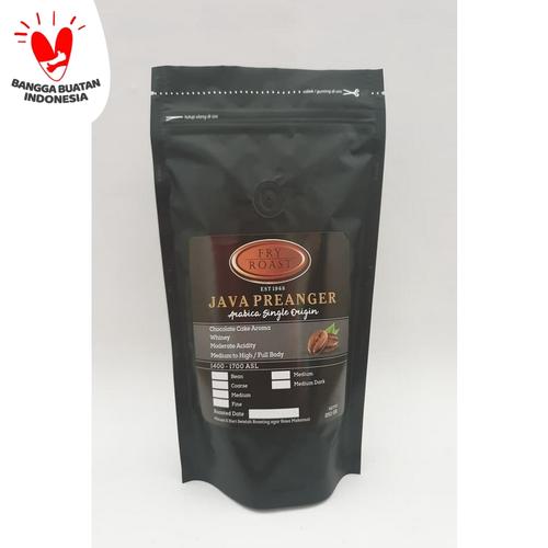 Foto Produk KOPI ARABIKA JAVA PREANGER (BIJI/BUBUK) 250 GRAM - BIJI dari FRY AND ROAST