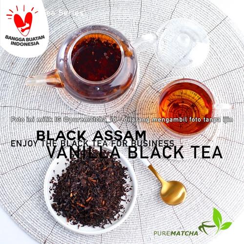 Foto Produk Artisan Tea Cafe - Assam Vanilla Black Tea 50gr Teh Hitam wangi Vanili dari Pure Matcha
