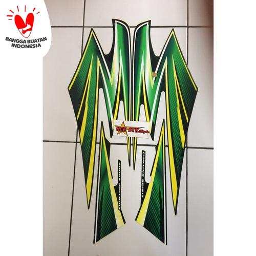 Foto Produk Stiker striping Yamaha RX-King 2003 hijau hitam dari Nce Stiker