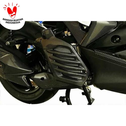 Foto Produk Cover Tutup Radiator Aerox 155 Carbon Merk Nemo dari saungmotor
