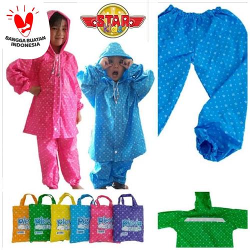 Foto Produk Jas Hujan Celana stelan anak STAR KID plevia type 110 seperti Kido dari TOKO-LENNY