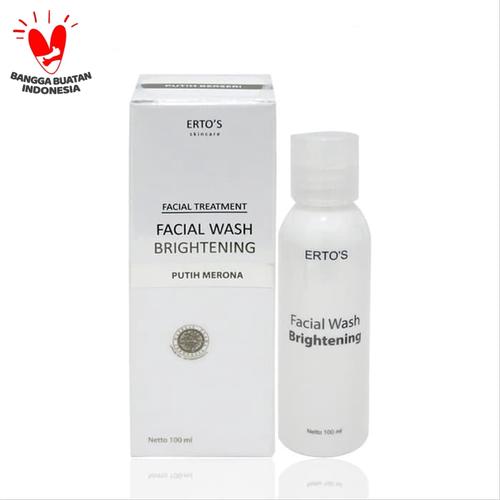 Foto Produk Ertos Facial Wash Brightening Treatment - Skincare Original BPOM dari duadus