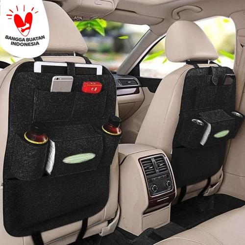 Foto Produk SEAT ORGANIZER / TAS MULTIFUNGSI TEMPAT TISU, PAYUNG BOTOL MINUM - Hitam dari Price Priority