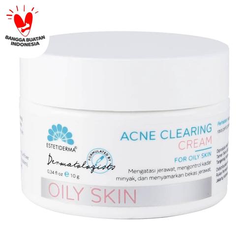 Foto Produk Estetiderma - Krim Wajah Berjerawat Acne Clearing Cream dari Estetiderma Official