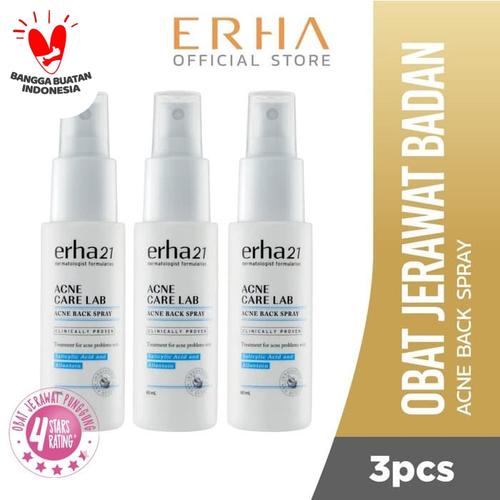 Foto Produk Erha VP Acne Care Lab Acne Back Spray (3 Botol) - Obat Jerawat dari Erha Official Store