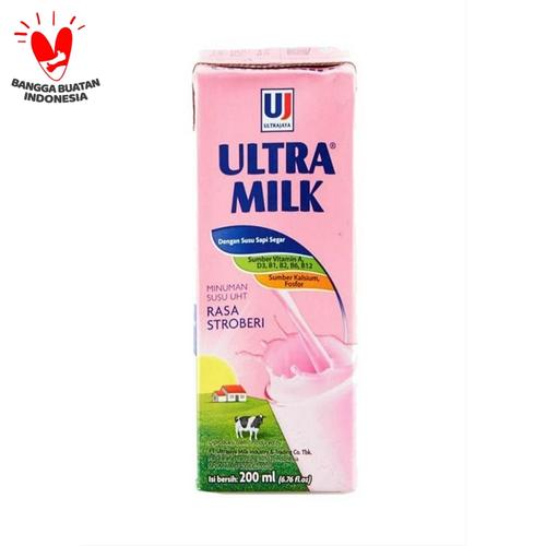 Foto Produk ULTRA SUSU STRAWBERY 200ML dari TIPTOP Online Store
