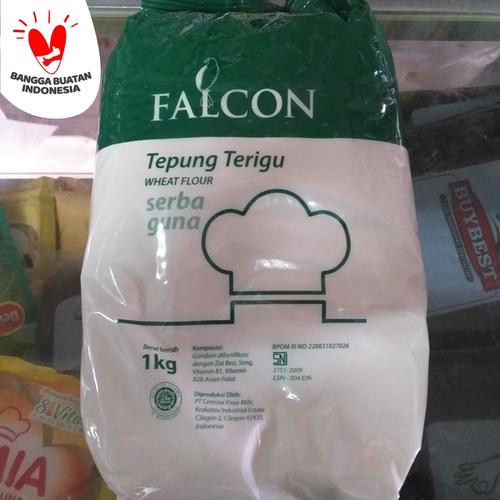 Foto Produk tepung terigu falcon serbaguna 1kg halal murah kualitas oke dari DBK Pasar Minggu