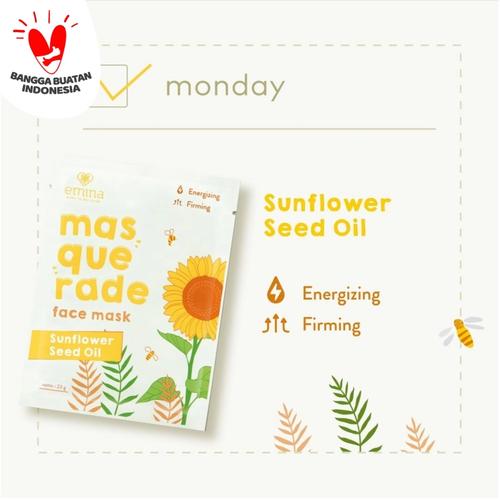 Foto Produk EMINA Masquerade Sheet Mask - EMN Sunflower dari Pesona Ayu Indonesia