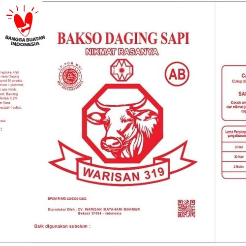 Foto Produk bakso sb merk warisan isi 50 dari pelangi girls naget