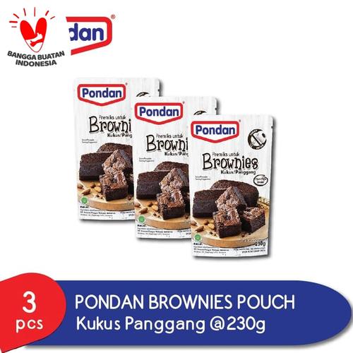 Foto Produk Pondan Brownies Kukus Panggang (3 Pouch) dari Pondan Food