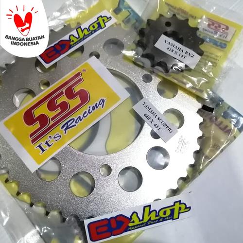 Foto Produk gear SSS 428 ( Depan 14 - 15 + blkg 40 ~ 45 ) VIXION BYSON MX KING dari ED-SHOP