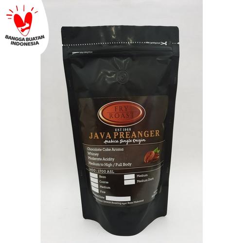 Foto Produk KOPI ARABIKA JAVA PREANGER 500 GRAM BIJI DAN BUBUK - BIJI dari FRY AND ROAST
