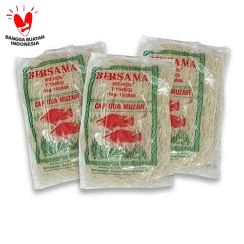 Foto Produk Bihun Mujair 2 Ikan Bungkus kecil (Biehun Medan) 300 gr Tebing Tinggi - Original dari Eagar Wangsa