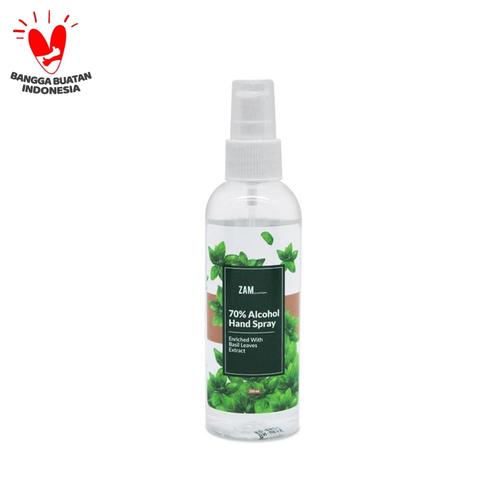 Foto Produk ZAM 70% Alcohol Hand Spray With Basil Leaves Extract dari ZAM Cosmetics