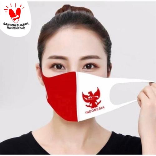 Foto Produk Masker merah putih premium Grosir ( 12 pcs) - Garuda dari Kitaro MotorShop