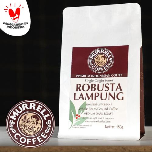 Foto Produk Robusta Lampung/ robusta/ premium/kopi bubuk - Medium Dark, BIJI dari MURRELL COFFEE ROASTERS