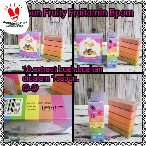 Foto Produk SABUN FRUITAMIN BPOM FRUITY / FRUITY FRUITAMIN BPOM dari juragankosmetikjakarta