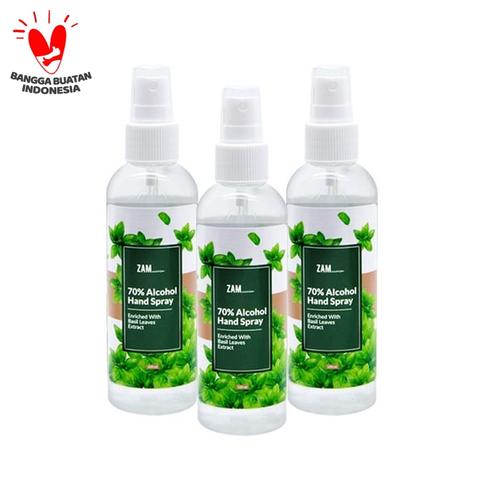 Foto Produk Spesial Promo ZAM 70% Alcohol Hand Spray With Basil Leaves Extract dari ZAM Cosmetics