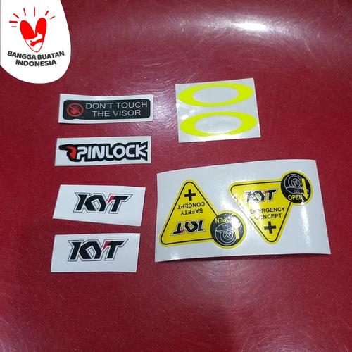 Foto Produk Stiker Visor helm set dari TOKO HELM BOGOR