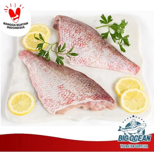 Foto Produk Fillet Ikan Kakap Merah|Red Snapper Premium @500gr dari Big Ocean
