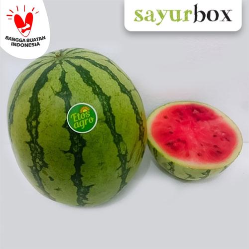Foto Produk Buah Semangka Merah - 1 pcs (Sayurbox) dari Sayurbox