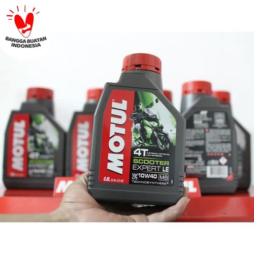 Foto Produk MOTUL Scooter Expert LE 10W40 0.8 Liter OLI MOTOR MATIC dari Juragan Olie