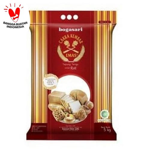 Foto Produk CAKRA KEMBAR EMAS TEPUNG TERIGU UNTUK ROTI 5 KG dari samudrasembako