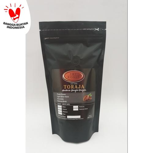 Foto Produk KOPI ARABIKA TORAJA (BIJI/BUBUK) 250 GRAM - BUBUK KASAR dari FRY AND ROAST