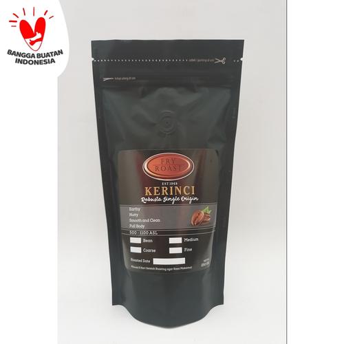 Foto Produk KOPI ROBUSTA KERINCI 250 GRAM BIJI DAN BUBUK - BIJI dari FRY AND ROAST