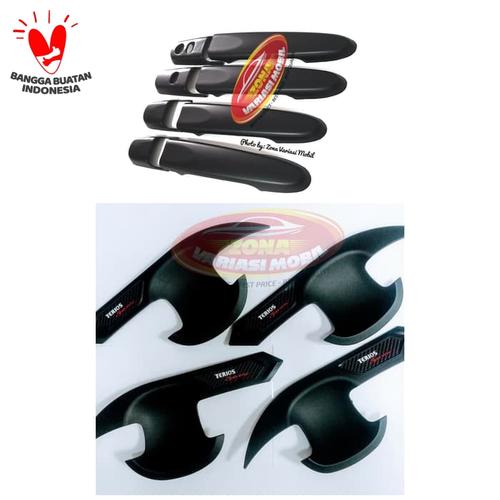 Foto Produk Cover handle + Outer Handle All New Terios 2018 2019 Hitam Premium dari Zona Variasi Mobil