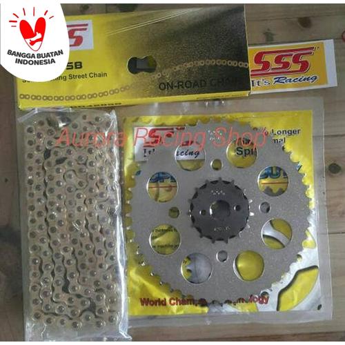 Foto Produk Gear Set SSS 428 CB 150 R /New CB 150 R /CBR 150 / Sonic 150 / Verza dari auroraracingshop