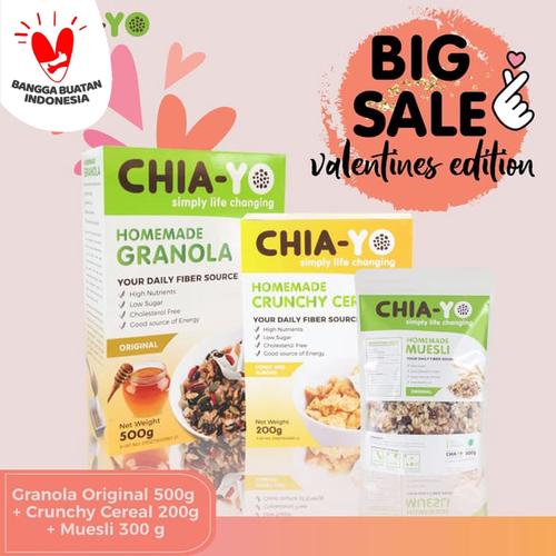 Foto Produk PAKET CEREAL, GRANOLA & MUESLI dari Chia-Yo