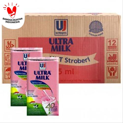 Foto Produk Susu UHT Ultra 125ml STRAWBERRY dari 3F Retail