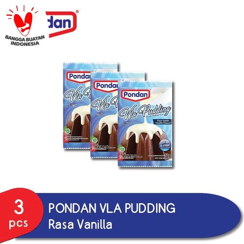 Foto Produk Pondan Vla Pudding Vanila (isi 3pcs) dari Pondan Food